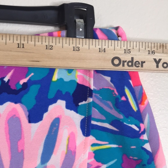 Lilly Pulitzer colorful Veri Skort shorts size 4 - Picture 5 of 11